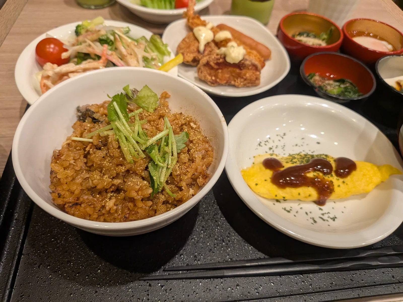 朝食全体（2枚目）