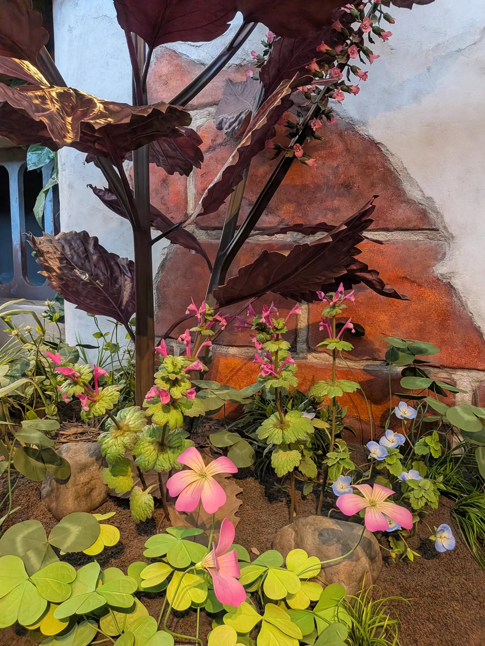 庭の植物のディテール