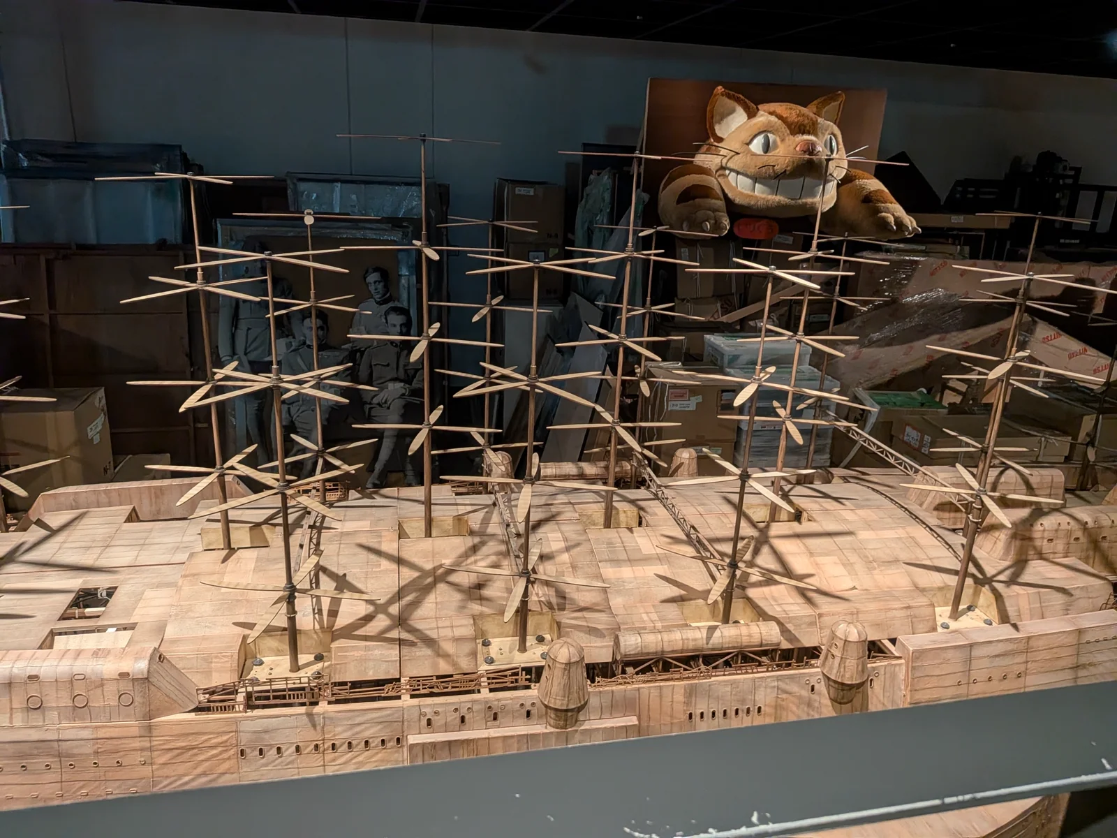 天空の城ラピュタ・タイガーモス号の模型