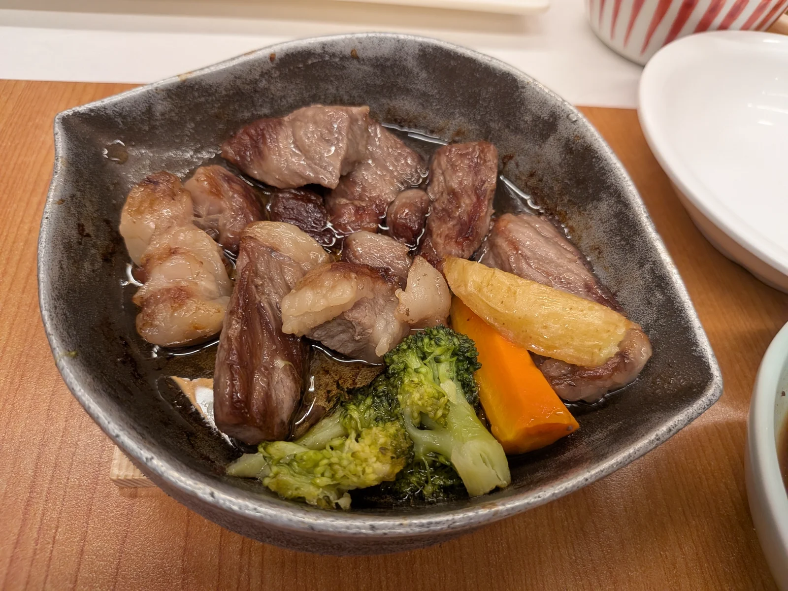 甲州牛ステーキ(焼いた後)