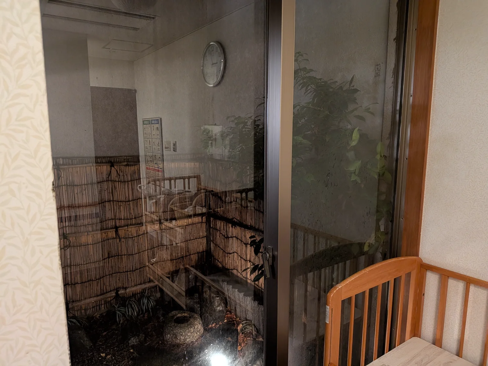 貸切風呂の坪庭