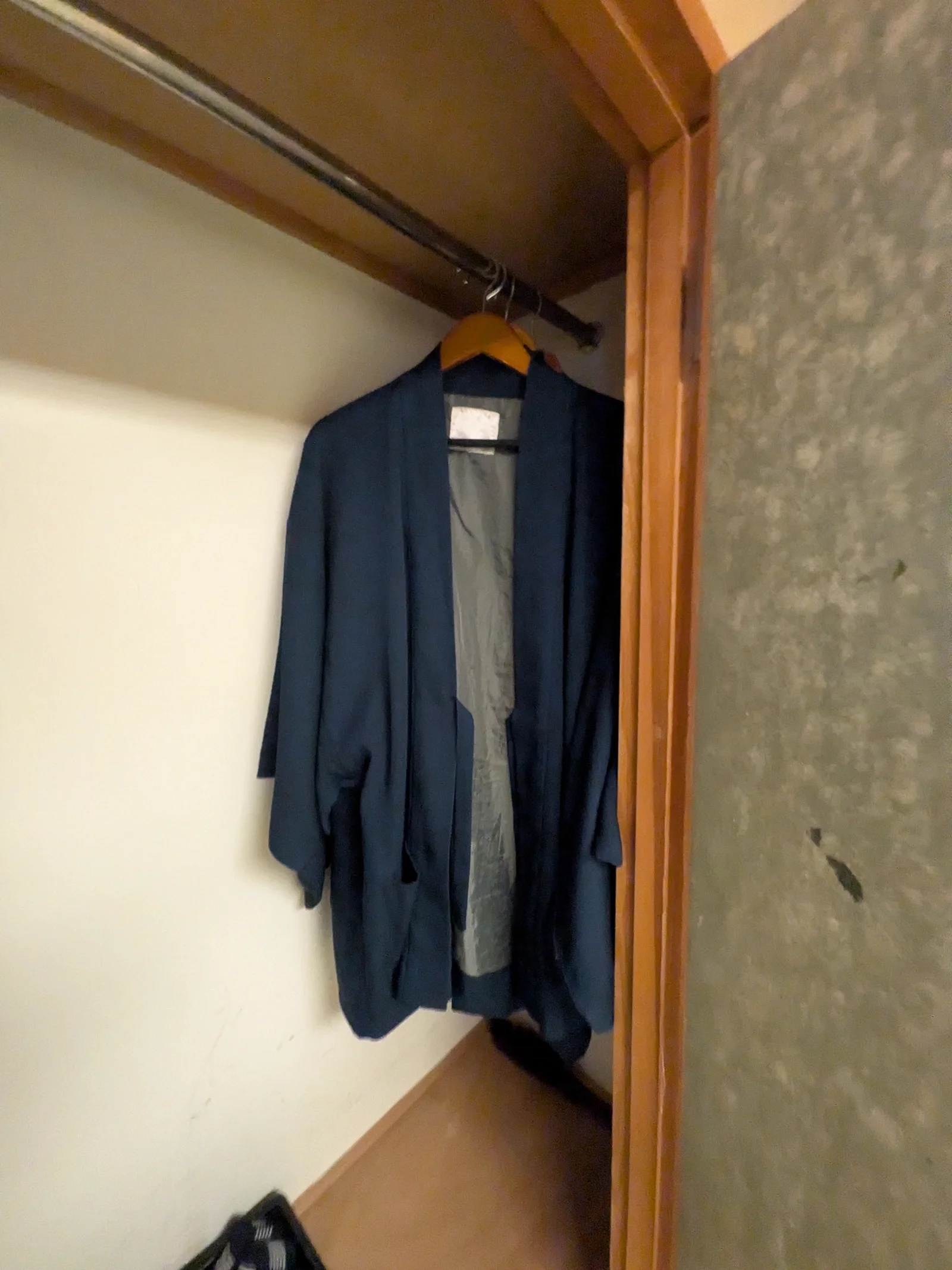 クローゼットに用意された羽織