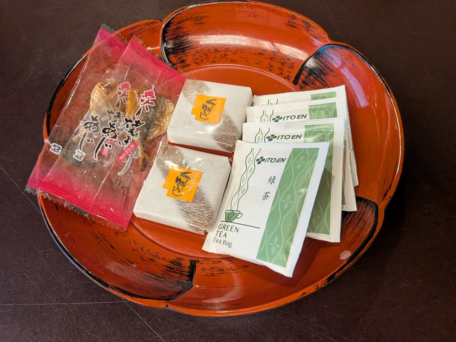 お茶請けとお茶セット