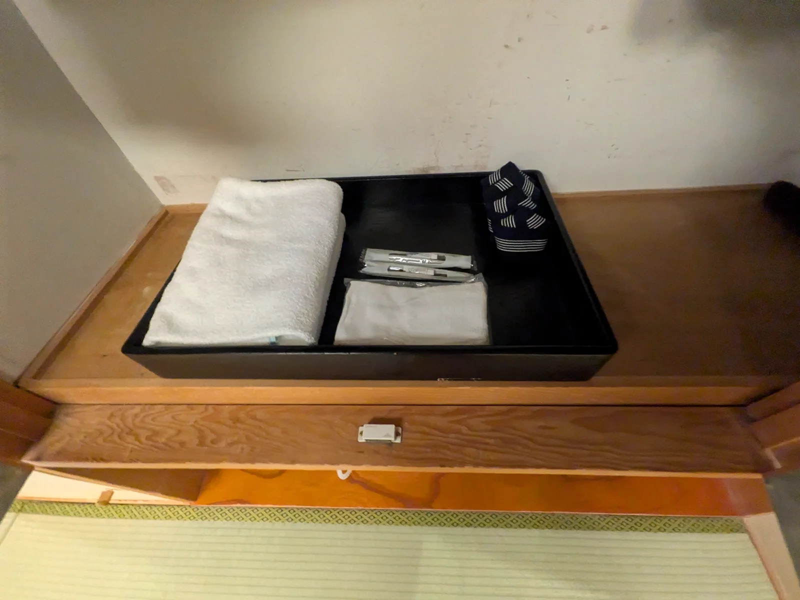 タオルとアメニティ